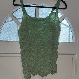 Torrid Light Green Ruched Camisole